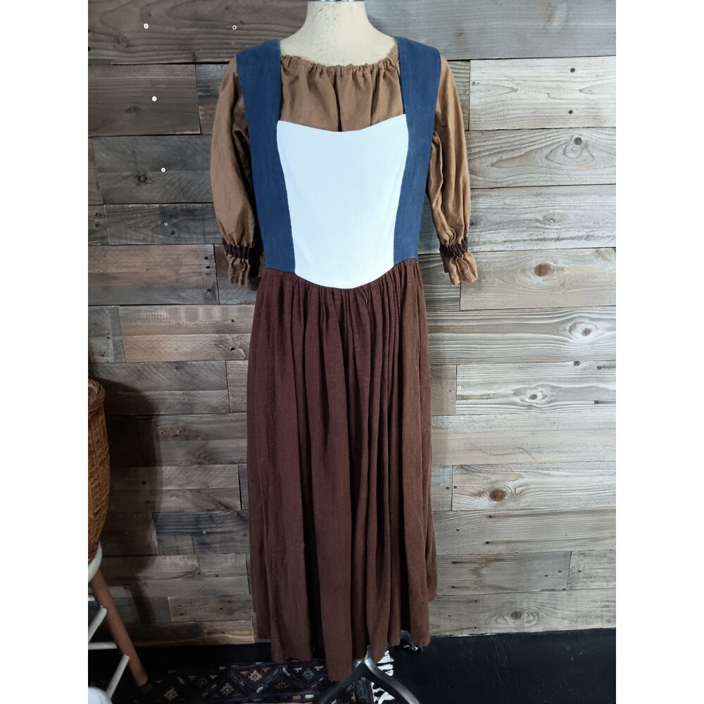 Handmade Renaissance 2 Pc. Costume Medieval Faire Back Zip Tailored Peasant Boho